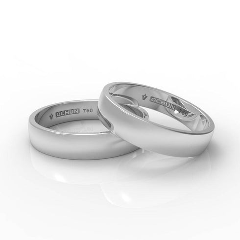 Odedya Quad - Anillos De Matrimonio Oro 18K - Ochun Joyeros - Ochun Joyeros